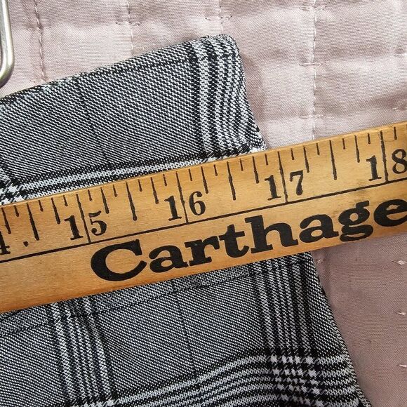 EUC TIME & TRU PLAID GREY BLACK PULL ON PANTS SIZE LARGE /12-14 WOMENS - Picture 10 of 14